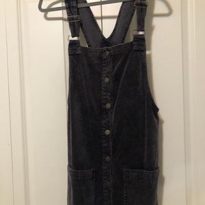 Corduroy overall dress